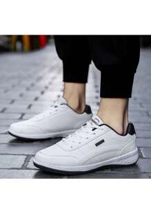 Zapatillas de deporte transpirables de moda para hombre,Las zapatillas de running adecuadas para los deportes al aire libre - Blanco - Ver 3