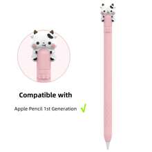 Cute Bear Case Compatible With Apple Pencil Pro And 2nd Generation And Apple Pencil (USB-C) , Silicone Protective Cover Sleeve With Apple Pencil 1st Generation