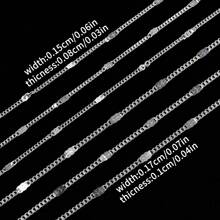 200cm Cadenas de acero inoxidable para hacer joyas DIY collares pulseras accesorios sin decoloración, cadena dorada, cuentas de labios, cadena de cuentas, cadena de gafas accesorios - cadena - Ver 48