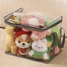 1pc Plush Toy Storage Bag Large Capacity For Children's Doll Storage And Organizing Box Waterproof Student Book Organizer Back To School  Decorations   Autumn Decor Festival Decor Room Decor Home Decor Fall Decor Bedroom Decor - Multicolor - View 7
