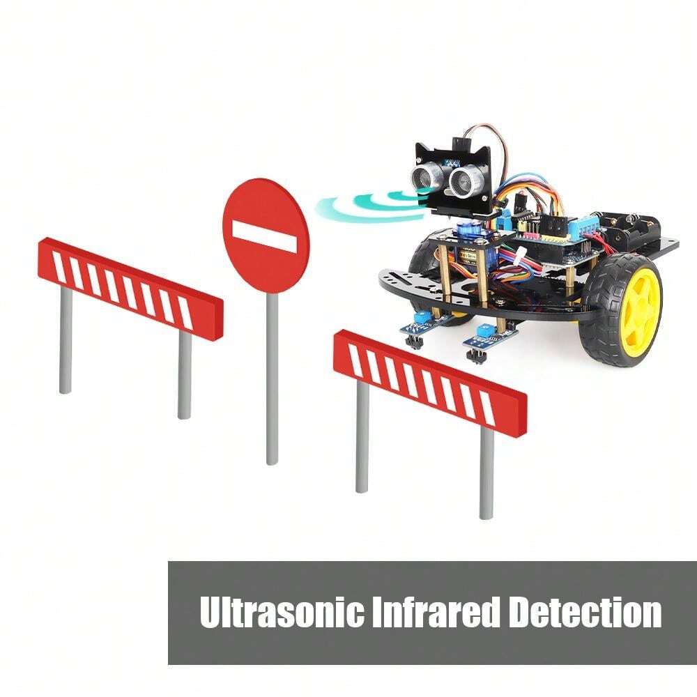 TSCINBUNY 2WD Smart Roboter Auto Bausatz, für Arduino Programmier ...