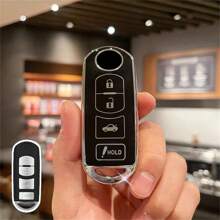 1 件 TPU 汽车钥匙防摔保护套，适用于 2009-2019 3 6 CX-5 CX-7 CX-9 MX-5 无钥匙汽车配件，携带方便，男女通用，保护您的汽车钥匙 - 彩色 - 查看 17