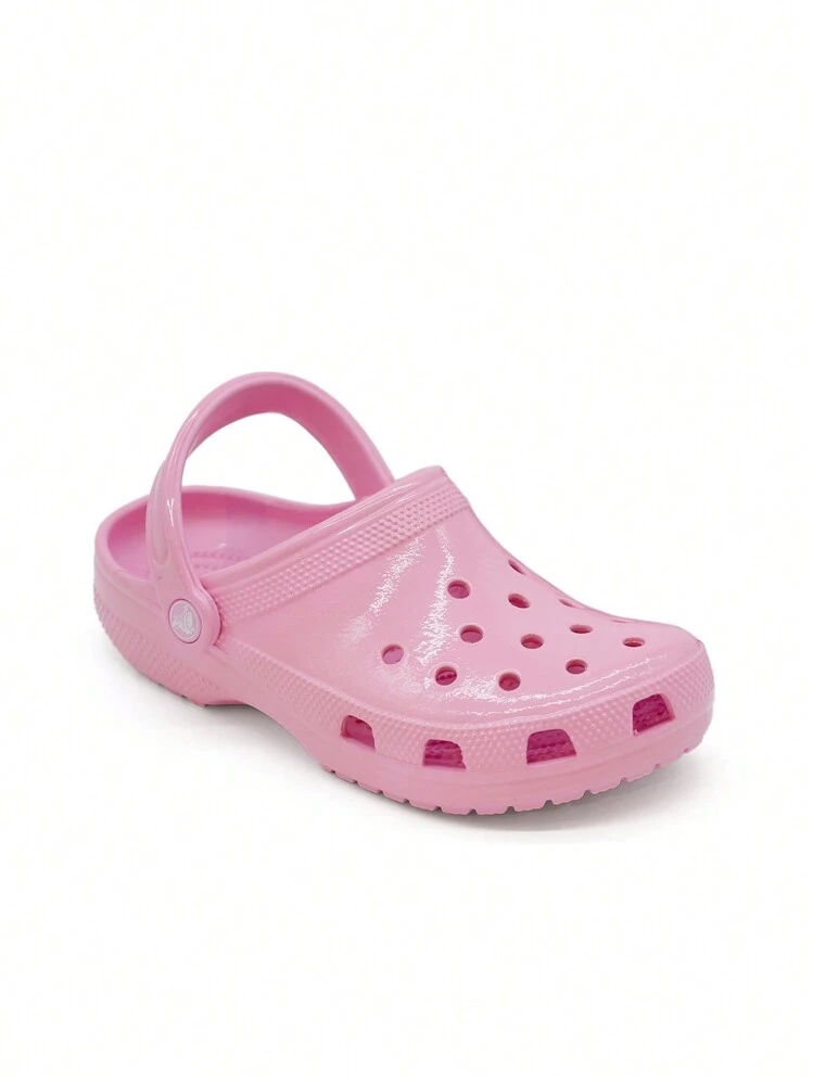 Crocs Classic High Shine Clog - Pink Tweed - View 2