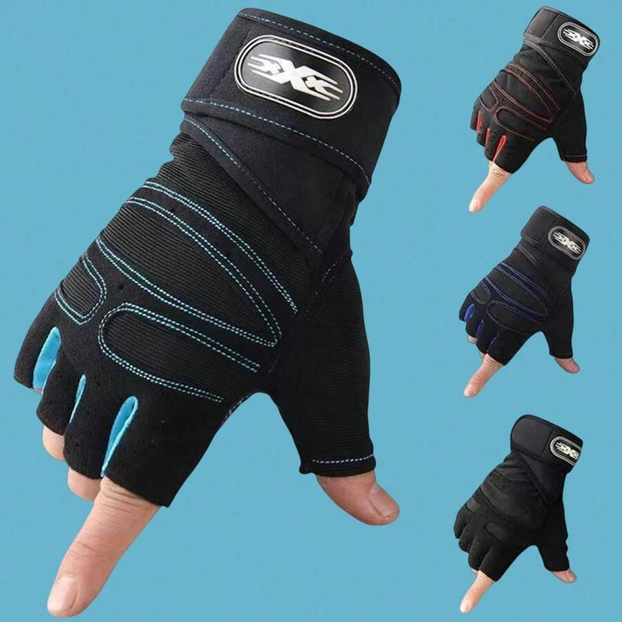 1 Cặp Găng Tay Dài Bền Chống Trượt/Đạp Xe/Thể Thao Ngoài Trời - Nhiều màu - Xem 1