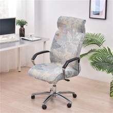 1PC Floral Printed Office Chair Covers Elastic Nordic Computer Dest Chair Slipcovers Stretch Rotating Gaming Chair Protector Covers For Office Bedroom - Multicolor - View 11
