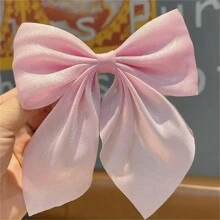 8 chiếc kẹp tóc bướm Satin - Nhiều màu - Xem 6