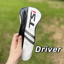 高尔夫球杆头套，耐用PU皮革材质 - 时尚防水，高尔夫配件 - 彩色 - 查看 3