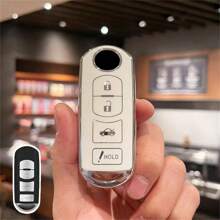 1 件 TPU 汽车钥匙防摔保护套，适用于 2009-2019 3 6 CX-5 CX-7 CX-9 MX-5 无钥匙汽车配件，携带方便，男女通用，保护您的汽车钥匙 - 彩色 - 查看 16