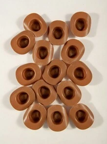 Mini Denim Hat, Pink Plastic Mini Party Hat, Party Favors, Small Cowboy Hat, Suitable For Party Accessories, Doll Decoration, Game Cake Decoration, Wine Bottle Decoration, Diy Decoration,Christmas