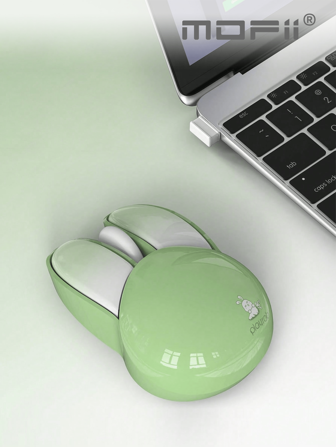 MOFII Ppp Rabbit M6 Wireless Silent Mouse 2.4g Connection Usb Receiver For Laptop & Desktop Computer Office Use