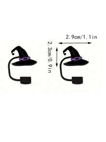 1 Stück Halloween Silikon Strohhalm Hülle, passend für 10mm Strohhalme, wiederverwendbar und staubdicht, geeignet für Halloween Party Dekoration und Küchen Zubehör, Halloween Party, Heim Dekoration, Küchen Dekoration, Halloween Dekoration, Raum Dekoration, Weihnachts Dekoration, Party Dekoration, Party Geschenk, Halloween Dekorationen, Weihnachts Dekorationen, Halloween Geschenk, Weihnachts Geschenk, Küchen Artikel, Küchen Utensilien, Küchen Werkzeuge, Küchen Zubehör