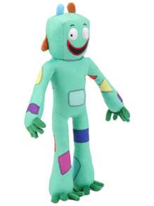 35 厘米/13.77 英寸 Bennys Backrooms 毛绒玩具绿色方头怪物毛绒玩具儿童生日派对家居女孩房间装饰创意礼物圣诞节万圣节感恩节万圣节装饰 - 綠色 - 查看 5