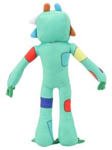 35 厘米/13.77 英寸 Bennys Backrooms 毛绒玩具绿色方头怪物毛绒玩具儿童生日派对家居女孩房间装饰创意礼物圣诞节万圣节感恩节万圣节装饰 - 綠色 - 查看 7