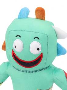 35 厘米/13.77 英寸 Bennys Backrooms 毛绒玩具绿色方头怪物毛绒玩具儿童生日派对家居女孩房间装饰创意礼物圣诞节万圣节感恩节万圣节装饰 - 綠色 - 查看 8