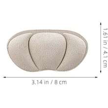 Back Of Heel Cushion Pads, 2 Pcs Mesh Adhesive Heel Grips Inserts For Boots, Loose Shoes Too Big, Reusable Heel Guards Liners For Women Men, Anti Blister Shoe Liners Heel Protectors, Improve Shoe Fit - Apricot - View 3