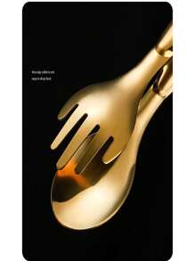 Thickened Stainless Steel Finger-Shaped Food Tong, Suitable For Frying, Steak, BBQ And Buffet