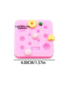 Soft Clay Resin Miniature Decorative Pendant Earring Making Mold, Tiny Realistic Miniature Decorative Pendant Earring Hair Clip Making Mold