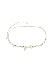 Acrylic Seed Beads Double Layer Waist Chain Boho Minimalism Geometric Stone Belly Chain Sexy Summer Body Jewelry Body Chain - Multicolor - View 15