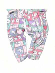 Children's SOFT Pajama Jumpsuit With Winter Print - 查看 10