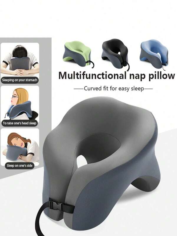 Multifunctional Traveler Cervical Neck Pillow Suitable For Long Term Vehicle And Aircraft Use During Travel
