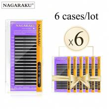 NAGARAKU All Size 6 Cases 10 11 12 13 14 15mm C D CC DD Curl Faux Mink Eyelashes Extension Individual Eyelashes Artificial Fake False Eyelashes For Women Professional Lash Clusters, Eyelash Clusters, Individual Eyelashes, Lashes, Fake Lashes - Black - View 8