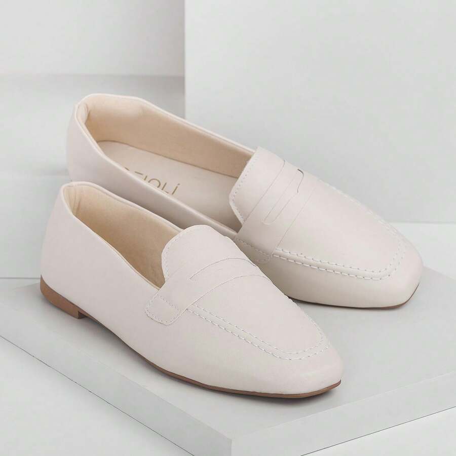 Women Flats - 白色 - 查看 1