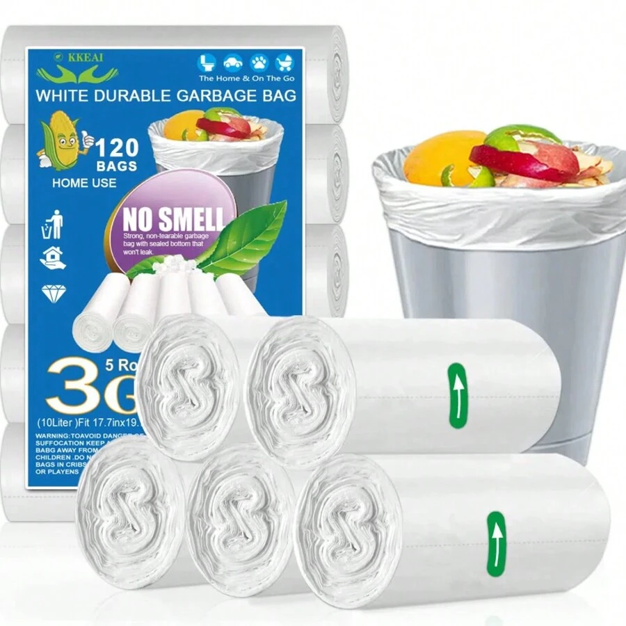 Bolsas de almacenamiento de cocina y bolsas de basura - Blanco - Ver 1