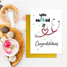 1PC Cute Nurse Graduation Card Gifts For Her, Lovely Nurse Graduation Gift For Friend, Congratulations On Graduation For Nurse, New Nurse Card For Women, RN Card Gift For Daughter Sister - Multicolor - View 4