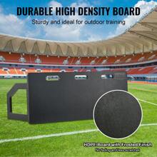 Soccer Rebounder Board, 40"X16" Portable Soccer Wall With 2 Angles Rebound, Foldable HDPE Kickback Rebound Board, Soccer Training Equipment, Passing & Shooting Practice