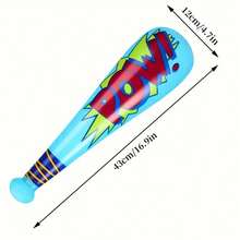 1pc Inflatable Baseball Bat For Summer Pool Baseball Theme Birthday Party Gift Halloween Gift - Multicolor - View 6
