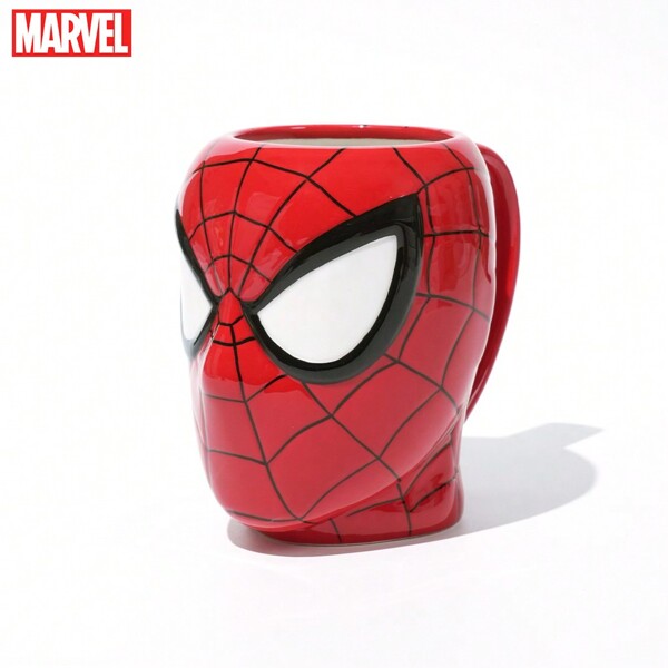 Marvel كوب سيراميك مرخص رسميًا من مارفل ل- سبايدرمان، كوب قهوة/شاي تذكاري، هدايا للمبتكر في المكتب، هدايا عيد ميلاد للأزواج، خيار أفضل هدايا لمعجبي مارفل - قطعة واحدة