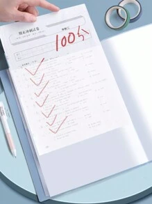 A4 40-Seiten Dokumentenorganizer-Ordner mit transparenten Hüllen für Büro, Studenten, Patientenakten Rückkehr zur Schule, Schulmaterial