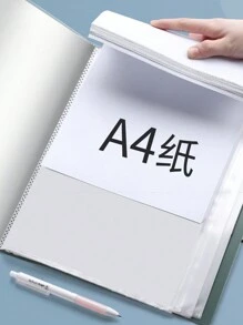 A4 40-Seiten Dokumentenorganizer-Ordner mit transparenten Hüllen für Büro, Studenten, Patientenakten Rückkehr zur Schule, Schulmaterial