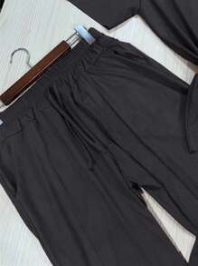 Plus Size Co-Ords - Negro - Ver 3