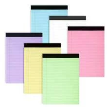 1 szt. / 4 szt. Notatniki biurowe 8,5 x 11,5" w linie Notatniki 8,5 x 11,5" do artykułów biurowych w domu Mały notatnik z listą rzeczy do zrobienia Notatnik prawny Wąski notatnik w linie 80 g/m2 Papier do szkoły Biały 50 arkuszy na notatniki do pracy, artykuły szkolne, powrót do szkoły