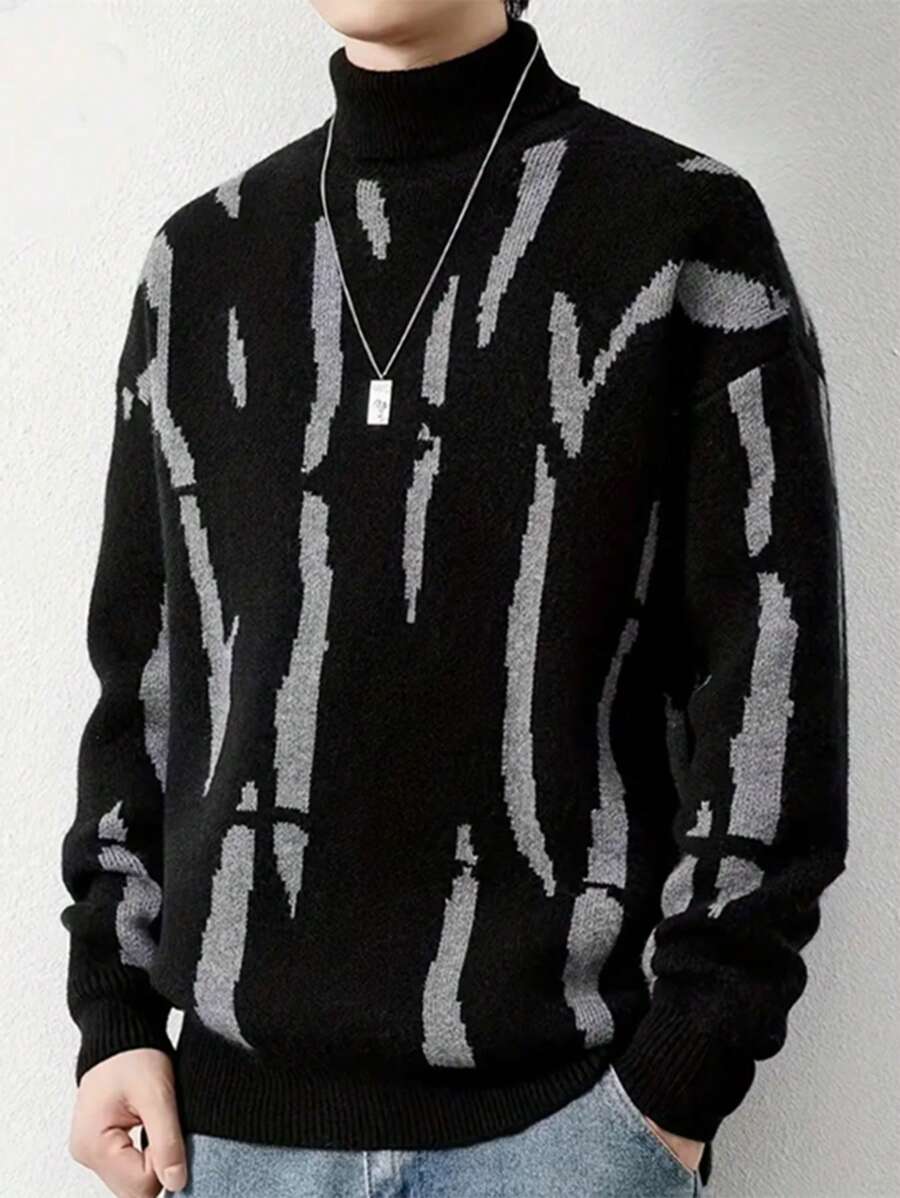 Sweater Pria - Hitam - View 1