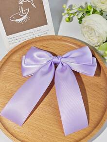 4 piezas Lazos de pelo de unicolor, Clip de pelo con lazo dulce y estilo lindo, Pinzas para el cabello con cola de caballo, Accesorios para el cabello para mujeres para fiestas y uso diario - Multicolor - Ver 20