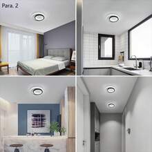 LED Ceiling Light, Room Ceiling Light, Round Modern Ceiling Light For Bedroom, Living Room And Kitchen - one-size - View 5