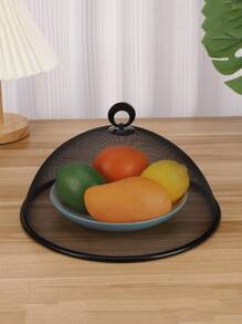 1 件装厨房用具圆形带盖水果盘沥水篮，网状食物盖，户外网状食物保护罩，可重复使用的野餐食物盖，适用于户外露营派对，适用于蔬菜和水果 - 彩色 - 查看 8