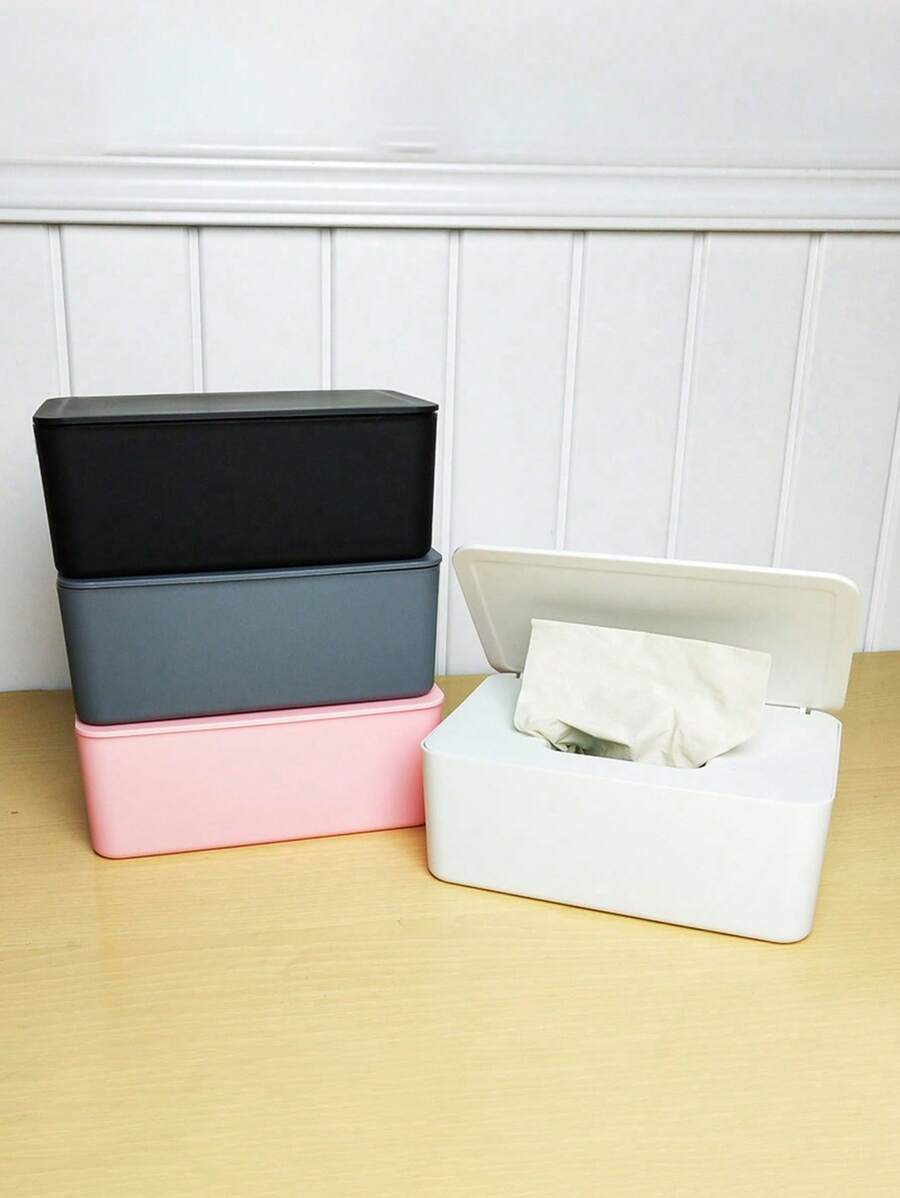 湿巾收纳盒，防尘纸巾盒带盖，纸巾盒，餐巾纸架，家居装饰，桌面收纳，家居饰品，房间装饰，卧室装饰，厨房用品，厨房收纳，旅行，度假，纸巾盒，餐巾纸架，家庭聚会，厨房餐桌装饰，适用于家庭、厨房、卧室、客厅、餐厅，家居装饰配件，装饰盒，女士结婚礼物，夏季旅行度假必备