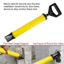 Grout Filling Tools Cement Lime Pump Applicator Grouting Mortar Sprayer With 4 Nozzles Grouting Gun Caulking Gun - Yellow - View 5