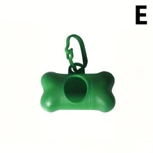 1入骨形狗便袋分配器，狗糞袋盒，配有掛鉤的小型狗袋分配器，適用於寵物小狗遛狗，行山和露營 - 彩色 - 查看 17