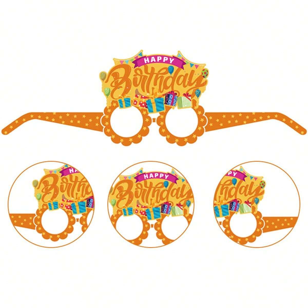 Lunettes D'anniversaire Drôles En Forme De Papillon - Accessoire Photo Pour Fête, Enfants Et Adultes, Rose - 9