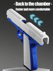 1pc Throwing Shell, 1911, Colt, Toy Gun, Simulated Soft Bullet Gun, Capable Of Firing, Pistol Model,Random Accessory Colors - Multicolor - View 6