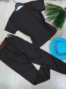 Plus Size Co-Ords - Negro - Ver 2