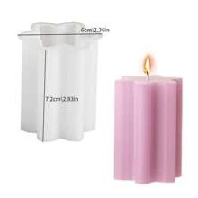 Khuôn giữ bút chì đa giác hình học đơn giản đa phong cách, khuôn silicon nhựa cho ngôi sao, mặt trăng, đám mây, cột Đồ thủ công nến, hoa, động vật, đồ nghệ thuật đầu mèo con - trắng - Xem 9