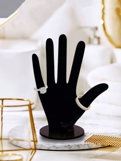 1/5pcs Acrylic Ring Display Stand Jewelry Organizer Holder