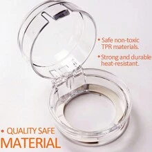 3M Tapas de perillas de estufa para seguridad (1/5 piezas) Diseño de doble llave y tamaño universal mejorado, cubiertas para perillas de gas con vista clara para niños y mascotas, cubiertas para perillas de horno con cinta adhesiva de doble cara, cubiertas de perillas de estufa seguras, diseño de hebilla mejorado de tamaño universal, cubiertas de perillas de horno de gas seguras, accesorios de cocina, utensilios, herramientas, artículos de cocina navideños