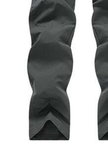 户外柔软弹力休闲工装裤，适合钓鱼、徒步旅行、秋季 - 灰色 - 查看 4