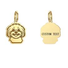 1 Máy Tính Cá Tính Thẻ ID Khắc Cho Thú Cưng Chó ID Thẻ Thú Cưng Chó Móc Khóa Tùy Chỉnh Chó Mặt Dây Chuyền Vòng Cổ Chống Mất Thẻ Tên - chó - Xem 16